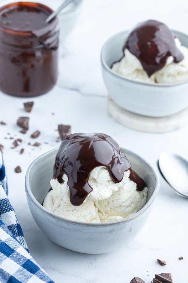 Hot fudge sundae