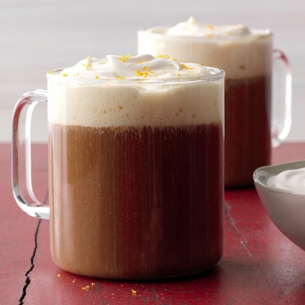 Hot ginger coffee