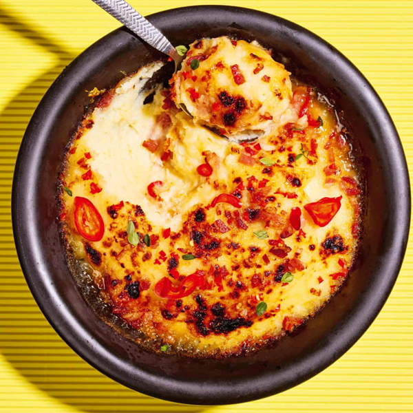 Hot honey and bacon mash