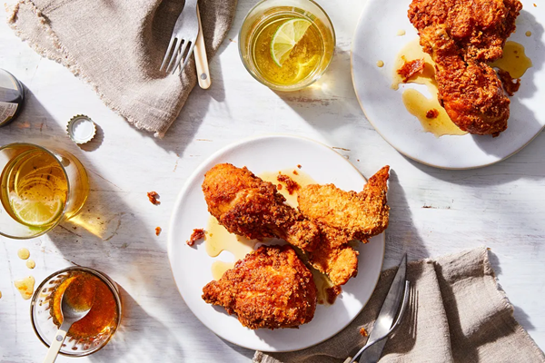 Hot honey fried chicken