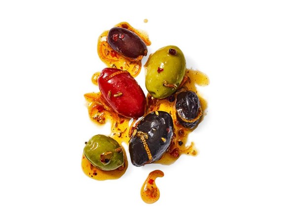 Hot honey olives
