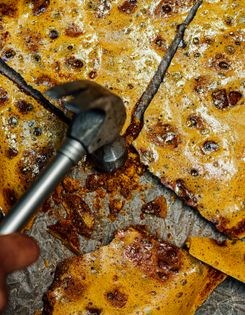 Hot honeycomb candy