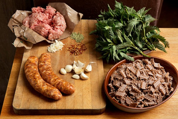 Hot Italian sausage