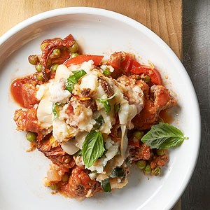 Hot Italian shepherd's pie