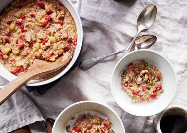 Hot oat & quinoa cereal