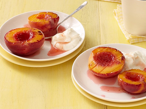 Hot peaches and cream