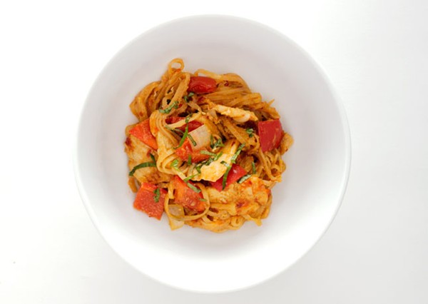 Hot pepper noodles