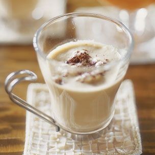 Hot rum coffee