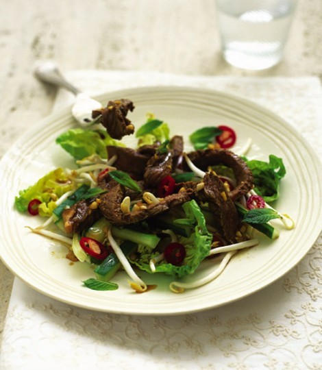 Hot Thai beef salad