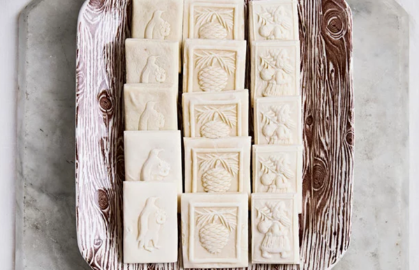 House on the Hill springerle cookies