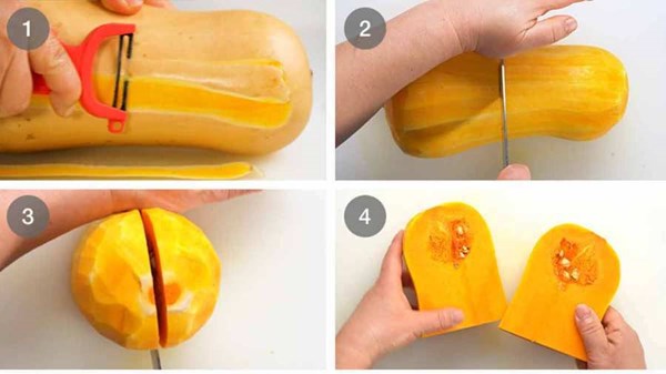 How I cut butternut