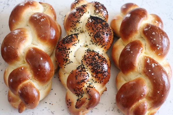 How to braid challah 4 ways