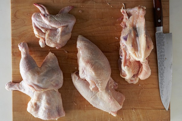 How to break down a chicken