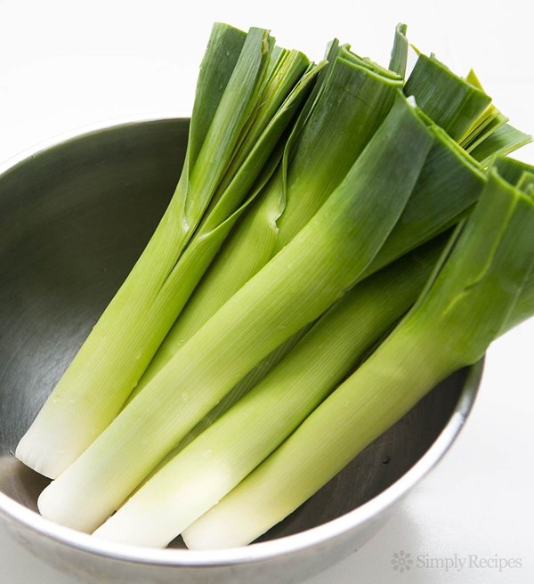 How to clean leeks