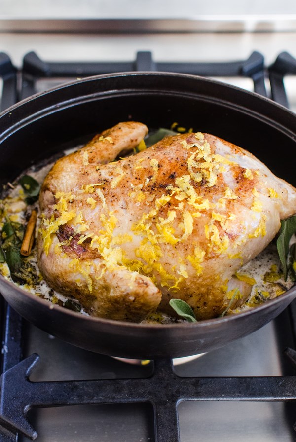 How to cook chicken in milk