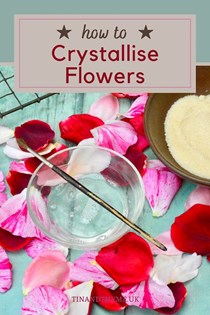 How to crystallise flowers