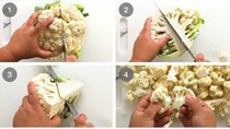 How to cut cauliflower florets – quickly with less mess