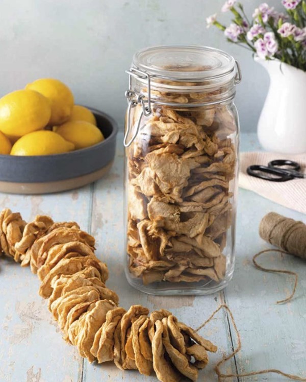 How to dry apple slices