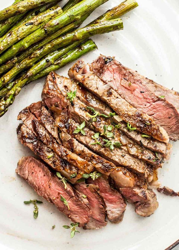 How to grill the best steak [herb butter sauce]