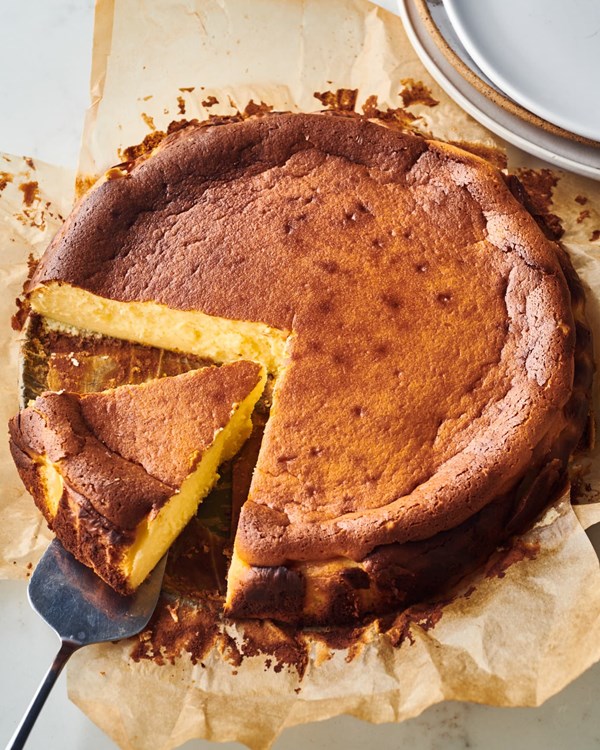 How to make a "burnt" Basque cheesecake