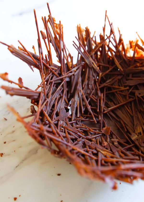 How to make a chocolate nest