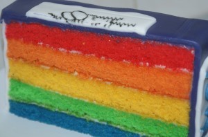 How to make a rainbow cake