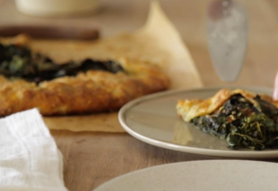 How to make a savory galette without a recipe