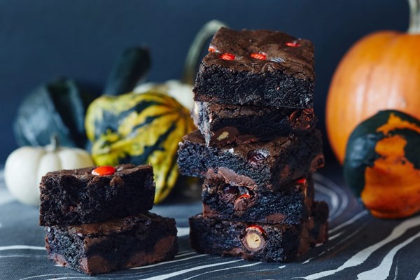 How to make candy-studded brownies