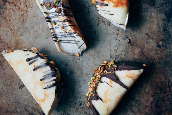 How to make choco tacos at home