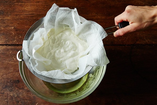 How to make drained or thickened yogurt or yogurt cheese