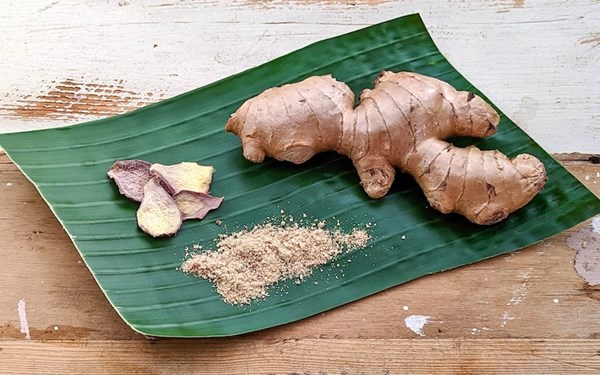 How to make dried ginger powder