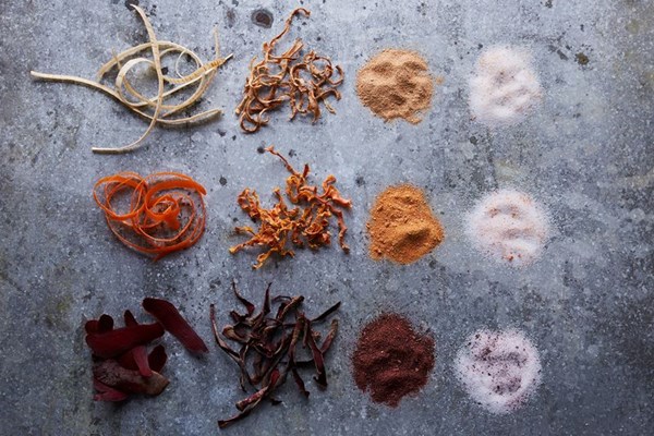 How to make flavored salt out of root vegetable scraps