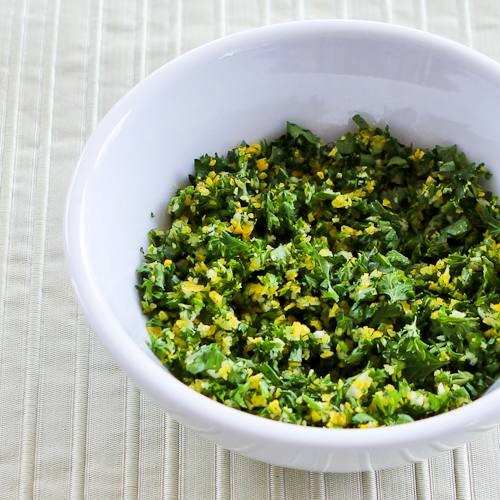 How to make gremolata