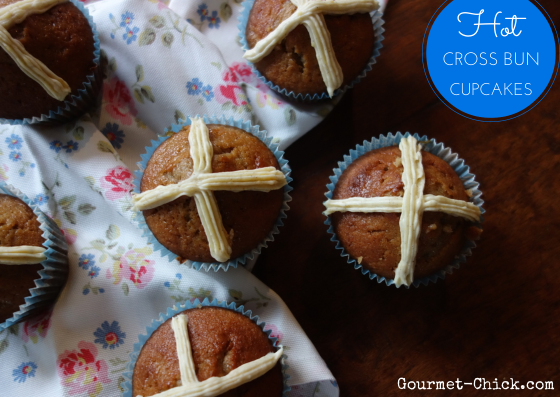 How to make hot cross bun cupcakes