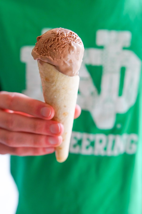How to make ice cream cones (with tortillas!)