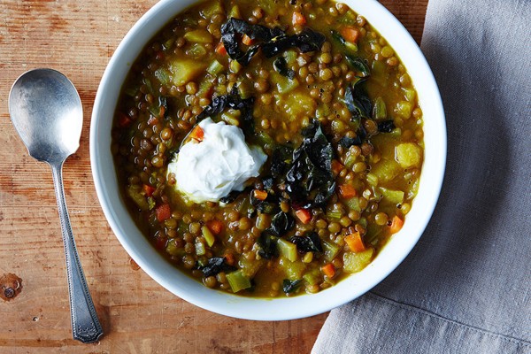 How to make lentil soup without a recipe