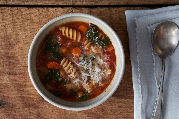 How to make minestrone soup without a recipe