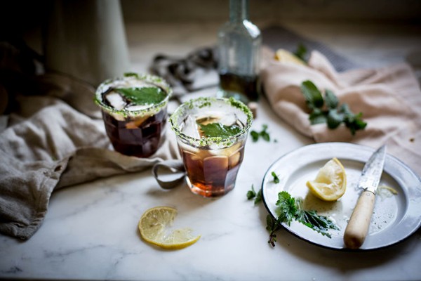 How to make nettle and sorghum cocktail syrup for a Southern spell