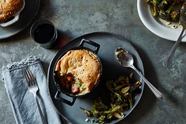 How to make pot pie without a recipe