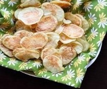 How to make potato chips in the microwave
