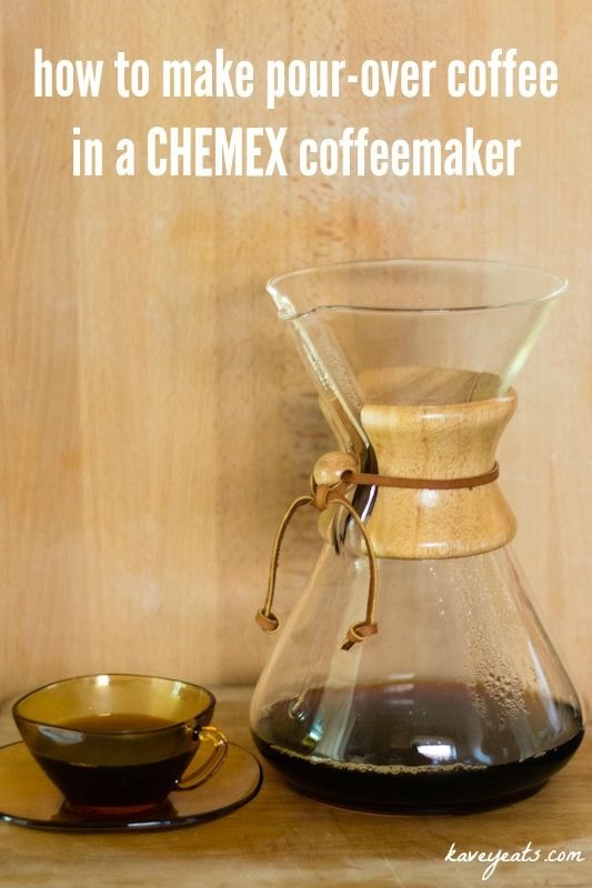 How to make pour-over coffee in a Chemex coffeemaker