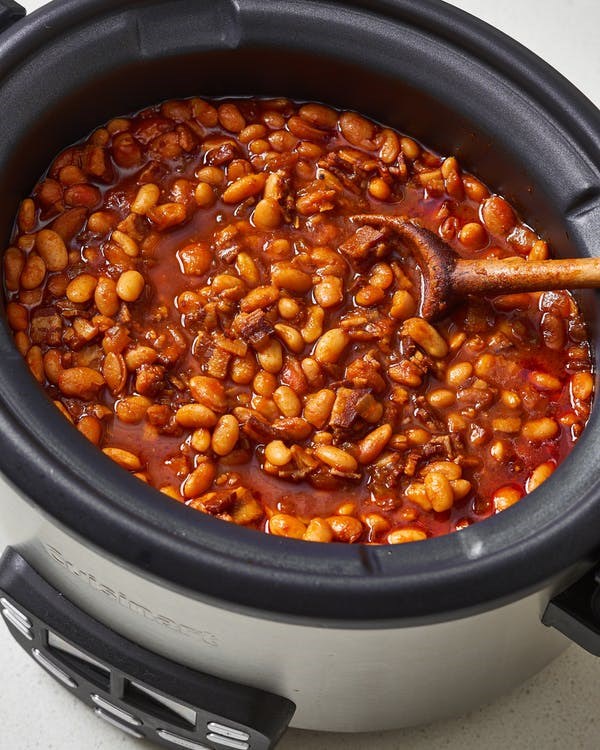 How to make slow cooker baked beans