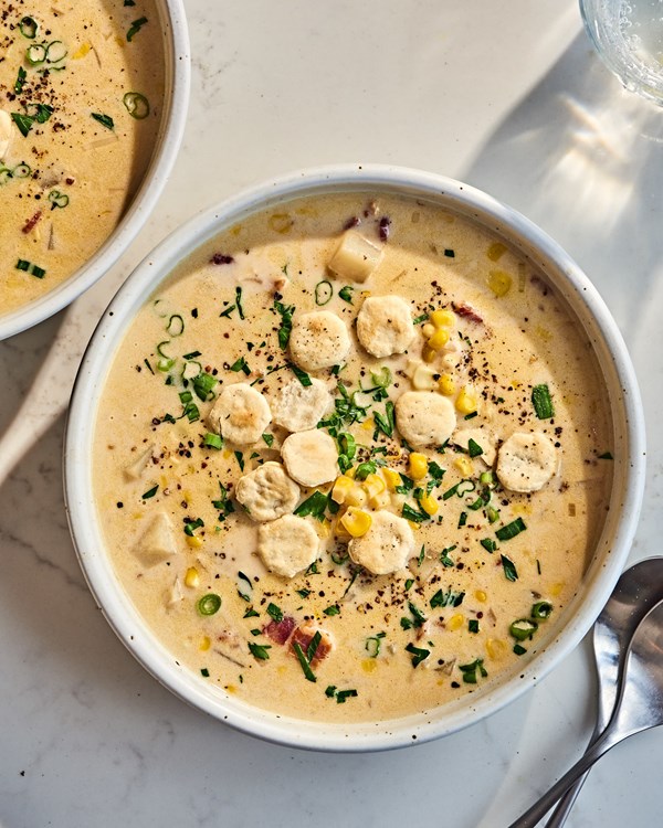 How to make summer corn chowder [corn stock]