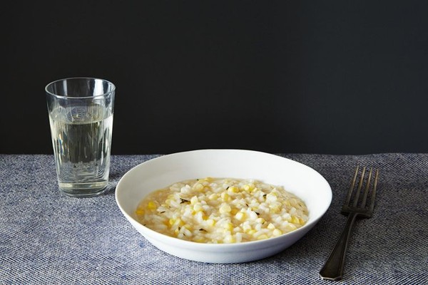 How to make sweet corn risotto, from kernel to cob (made with sweet corn broth)