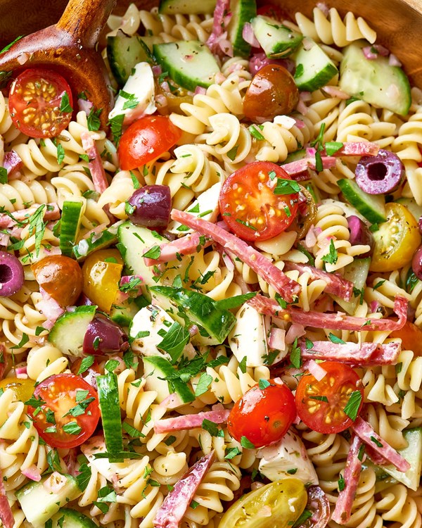 How to make the easiest pasta salad