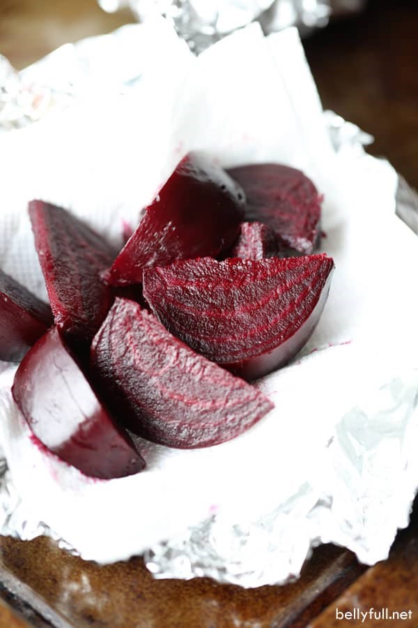 How to roast beets