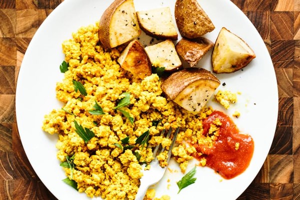 How to scramble tofu