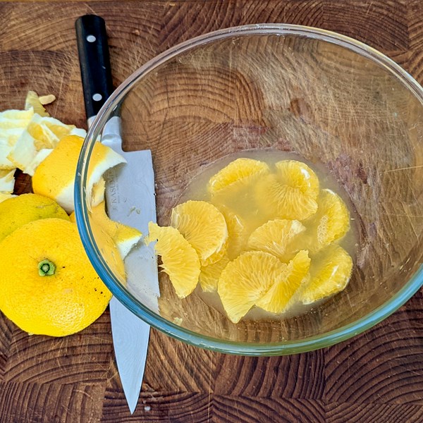 How to segment citrus fruit