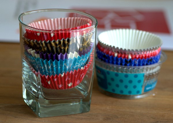 How to store cupcake wrappers