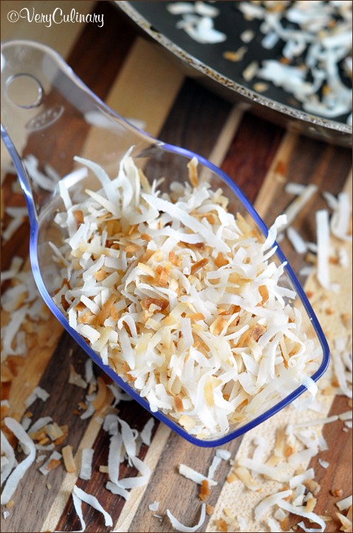 How to toast coconut